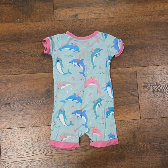 Little Sleepies Dolphin Shorty - Picture 3 of 4